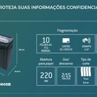 Fragmentadora De Papel A4 10 Fls Cartão Clip Aurora 220v