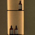 Frasco Âmbar Banheiro Pote Para Creme De Pentear 200ml Minima