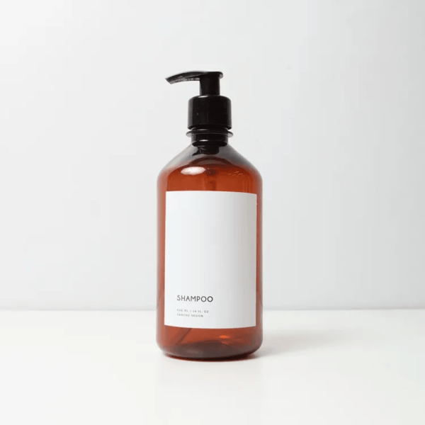 Frasco Âmbar Banheiro Shampoo Condicionador 500ml - Shampoo -