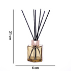 Frasco De Vidro Para Difusor Ouro 21x06x06 Cm - D'rossi