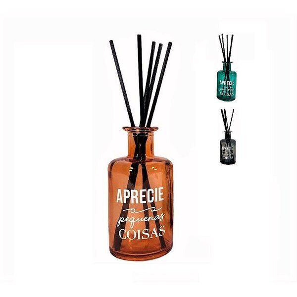 Frasco Difusor Ambiente Vidro Frases Sortido Fwb 240ml