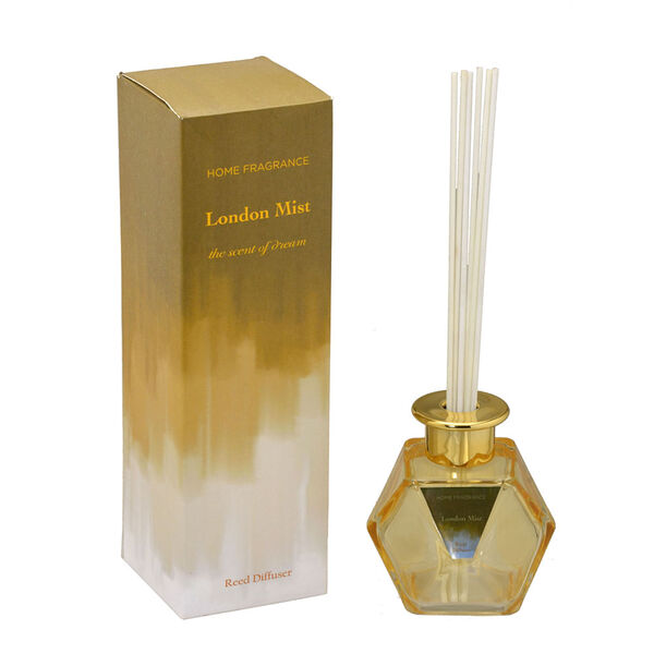 Frasco Para Difusor Sem Essencia Com Varetas 9cm Dourado Espr