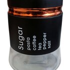 Frasco Pote Sugar De Vidro Porta Mantimentos Tampa Hermético