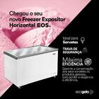 Freezer Conservador Expositor Horizontal Dupla Ação Tampa De