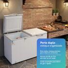 Freezer/conservador Horizontal 2p Hq 400l Br Hq-400cf2dx1