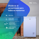 Freezer E Conservador Horizontal Hq 110 Litros Branco Hq-110c