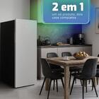 Freezer E Conservador Vertical Hq 330 Litros Inox  E Preto Hq