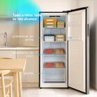 Freezer E Conservador Vertical Hq 330 Litros Inox  E Preto Hq
