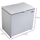 Freezer Horizontal 1 Tampa Metalfrio Dupla Ação 293 Litros Da