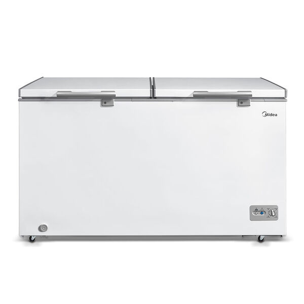 Freezer Horizontal 2 Portas 362l 3 Em 1 Branco Midea Mdrc522f