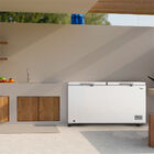 Freezer Horizontal 2 Portas Branco 508l Midea Mdrc698fzd011 -