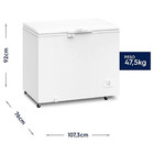 Freezer Horizontal Electrolux Cycle Defrost 314l Com Função T
