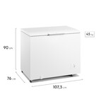 Freezer Horizontal Electrolux Cycle Defrost 314l Inverter Uma