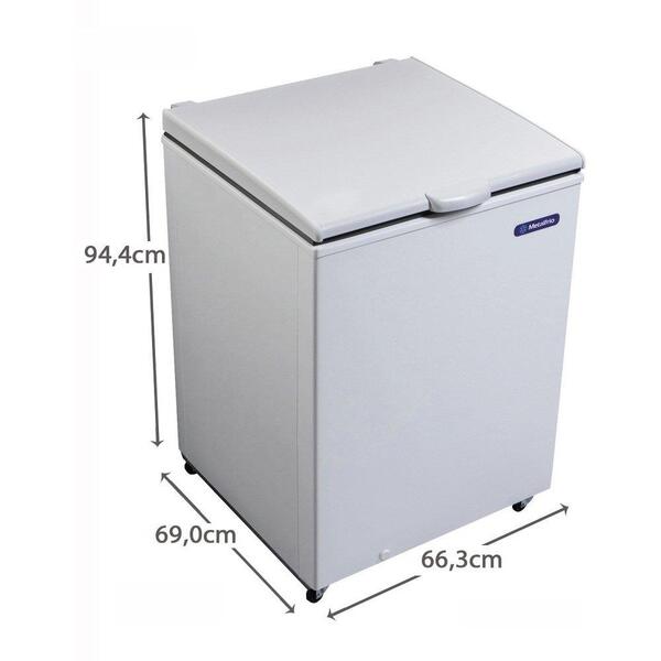 Freezer Refrigerador Congelador Horizontal Dupla Ação 166l Da170