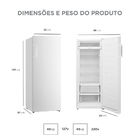 Freezer Vertical 1 Porta 196l 2 Em 1 Branco Midea Mdru276fza0