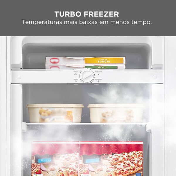 Freezer Vertical 1 Porta 196l 2 Em 1 Branco Midea Mdru276fza012