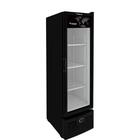 Freezer Vertical 284 Litros Porta De Vidro Tripla Ação Preto