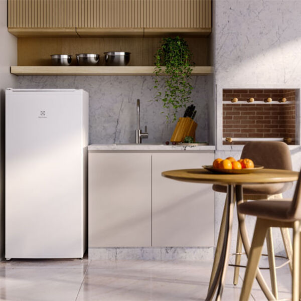 Freezer Vertical Electrolux Cycle Defrost 162l Inverter Uma Porta