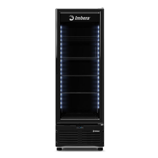 Freezer Vertical Imbera 576 Litros Porta De Vidro Full Black