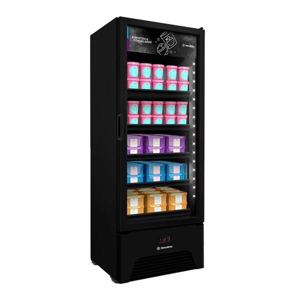 Freezer Vertical Metalfrio 560 Litros Vf50ah, Frost Free, Porta De