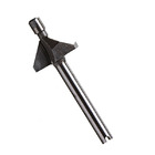 FRESA CHANFRO 45° ACO RAPIDO MODELO 618 P/FRESAR MATERIAIS MACIOS DIAMETRO 6,40 MM DIAMETRO CORPO 3,20 MM MARCA DREMEL