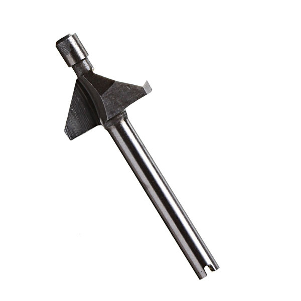 FRESA CHANFRO 45° ACO RAPIDO MODELO 618 P/FRESAR MATERIAIS MACIOS DIAMETRO 6,40 MM DIAMETRO CORPO 3,20 MM MARCA DREMEL