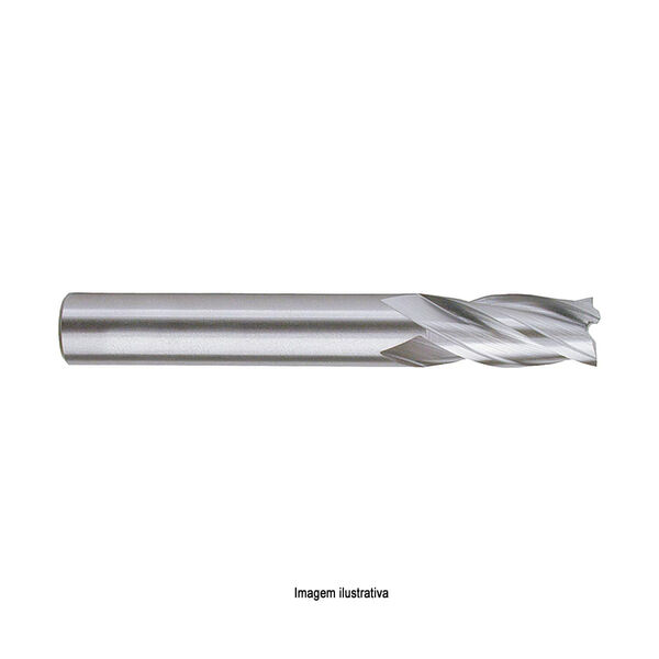 Fresa De Topo Reto Curta Múltiplos Cortes Hss Com Cobalto 802
