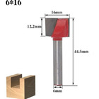 Fresa Desbaste 6x16mm Ideal Aplainar Mesa Sacrifício
