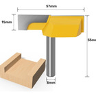 Fresa Desbaste 8x57mm Ideal Aplainar Mesa Sacrifício