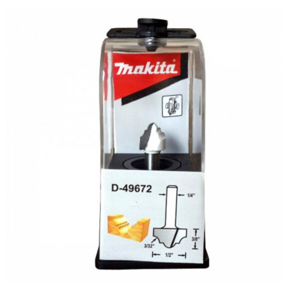 Fresa Para Tupia Imersão 1/2' Haste 1/4' Makita D-49672