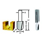 Fresa Para Tupia Ponta U 3/8' Haste 1/4' Makita D-49460