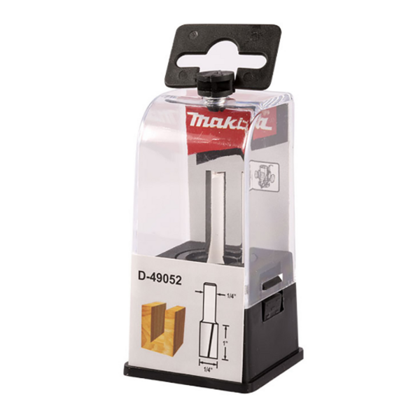 Fresa Paralela Dupla Para Tupia 1/4' Haste 1/4' Makita D-49052