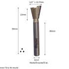 Fresa Rabo De Andorinha Haste 6mm X 1/2'' (12.7mm)