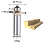 Fresa T Serrinha Debrum C/ Rolamento 12mm X 1/8 ( Perfil T)
