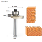 Fresa T Serrinha Debrum Com Rolamento 6mm X 5/32 ( Perfil T)