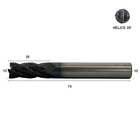 Fresa Topo Reto Diâmetro 10mm Com 4 Cortes Para Metal Duro