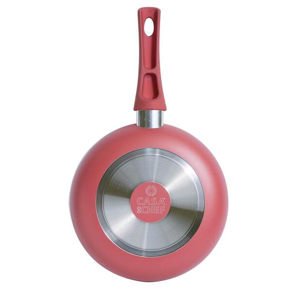 Frigideira 20cm Cerâmica Casa Do Chef Vermelha
