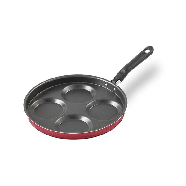 Frigideira 4 Ovos Brinox Enoby 26x8cm Vermelha
