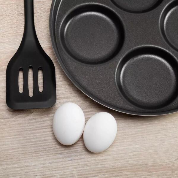 Frigideira 4 Ovos Com Tampa Em Vidro Multiflon Gourmet Vapore