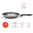 Frigideira  - Chilli Ø 18 X 3 2 Cm - 0 6 L Prata Brinox