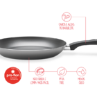 Frigideira  - Chilli Ø 24 X 4 Cm - 1 2 L Prata Brinox