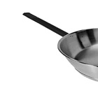 Frigideira Aço Carbono 1mm Cabo Ferro Fritura 3000ml 35cm