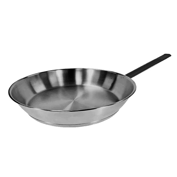 Frigideira Aço Carbono 1mm Cabo Ferro Fritura 3000ml 35cm