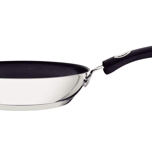 Frigideira Aço Inox Solar Fundo Triplo Antiaderente 24 Cm 2 1