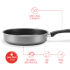 Frigideira Alta  - Chilli Ø 24 X 5 5 Cm 2 L Prata Brinox