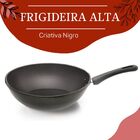 Frigideira Alta Antiaderente 18cm 1,4 Litros Criativa Preto N