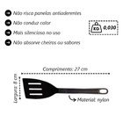 Frigideira Alta Antiaderente Cabo Madeira 24cm E Espátula