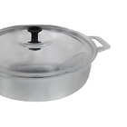 Frigideira Alumínio Fundido Polida Cabo De Madeira 26cm