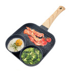 Frigideira Antiaderente 3 Em 1 Frita Ovo Hamburguer Bacon Ome