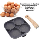 Frigideira Antiaderente 4 Partes Panela Cozinha Ovo Hamburgue